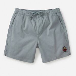 NEW Katin Frank Embroidered Gray Shorts Boy's Size Medium 10-12